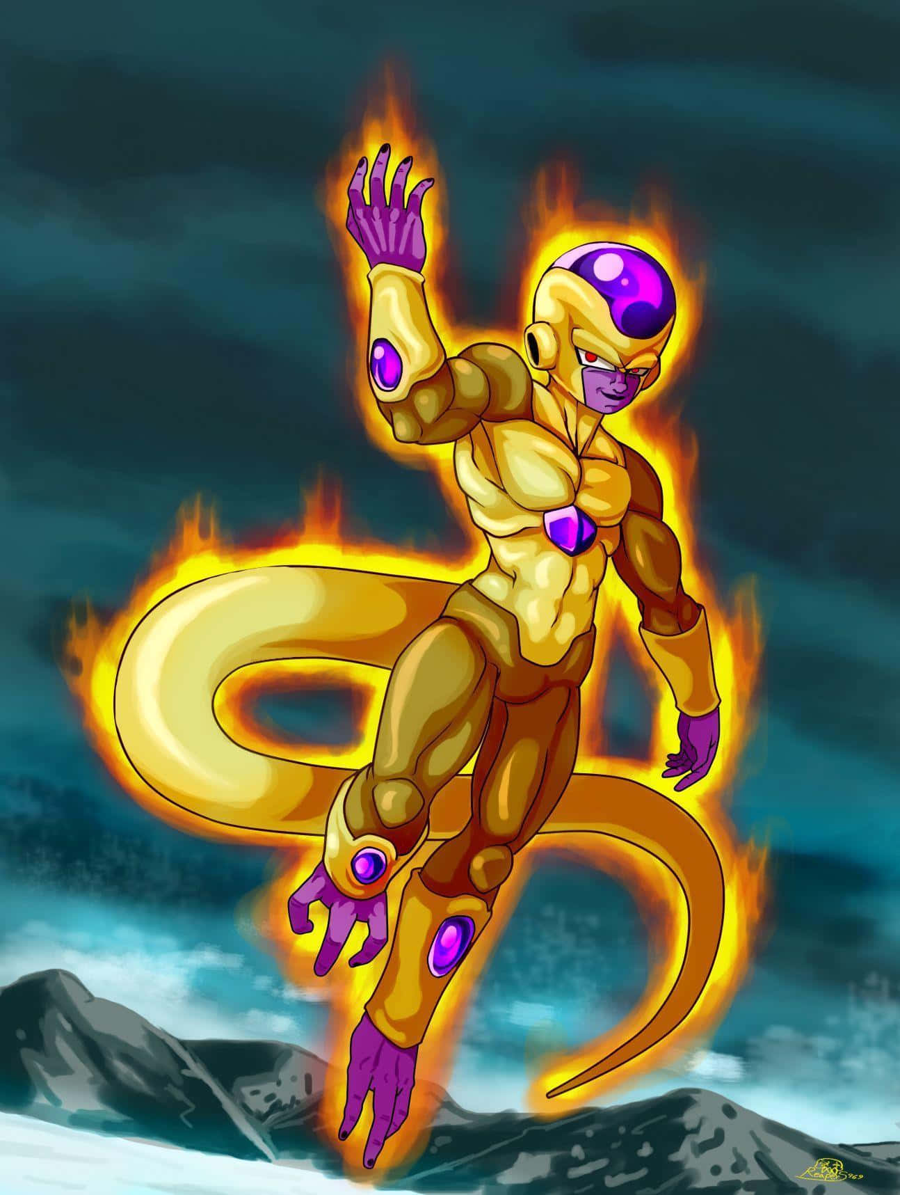 Frieza Firey Background