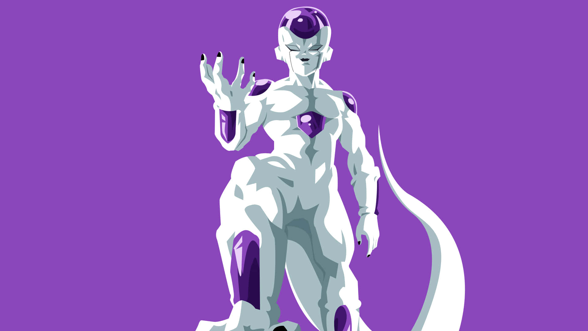 Frieza Holding Hand Out Background