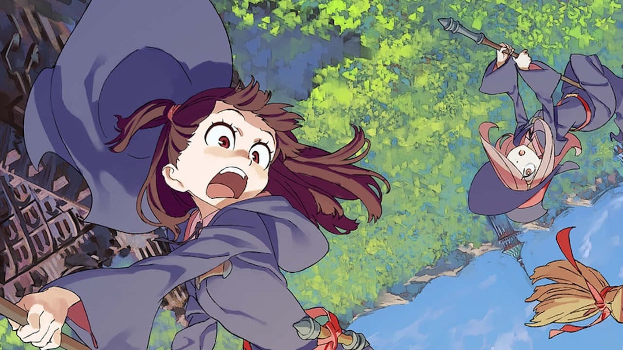 Frightened Atsuko In Little Witch Academia