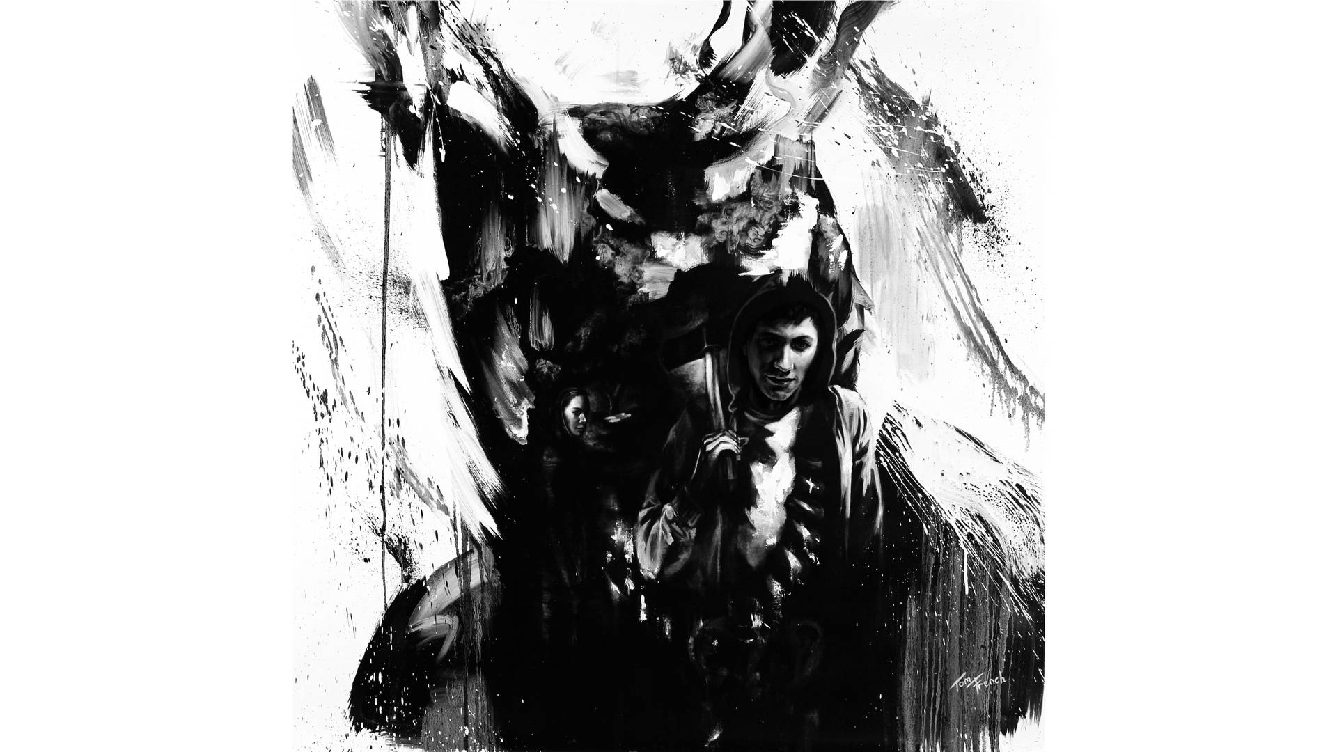 Frightening Donnie Darko Monster Background