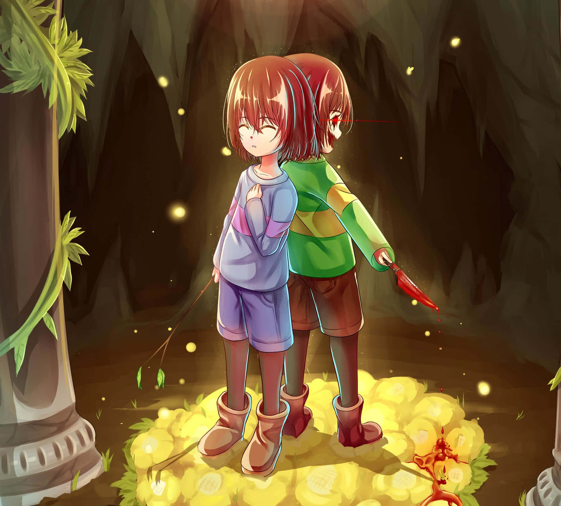 Frisk Overcoming The Obstacles Of Life Background