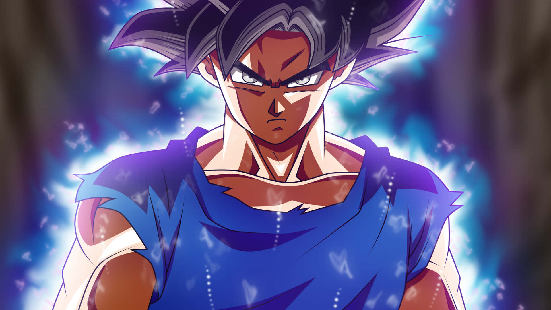 From Dragon Ball Super, Goku Unleashes His Ultra Instinct Transformation Background