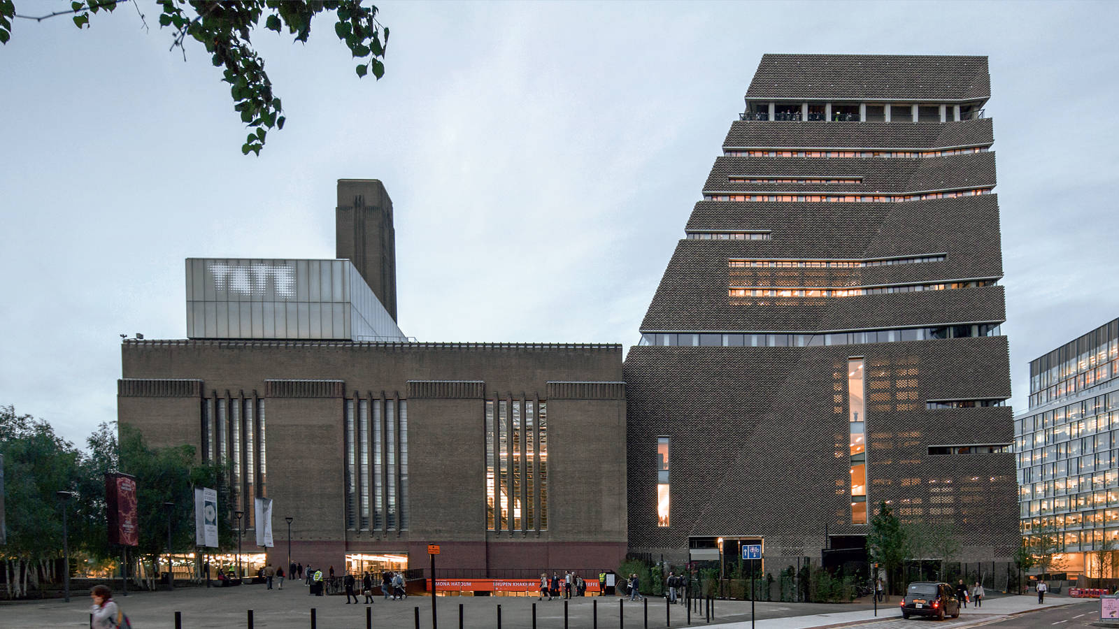 Front Building Tate Modern Background