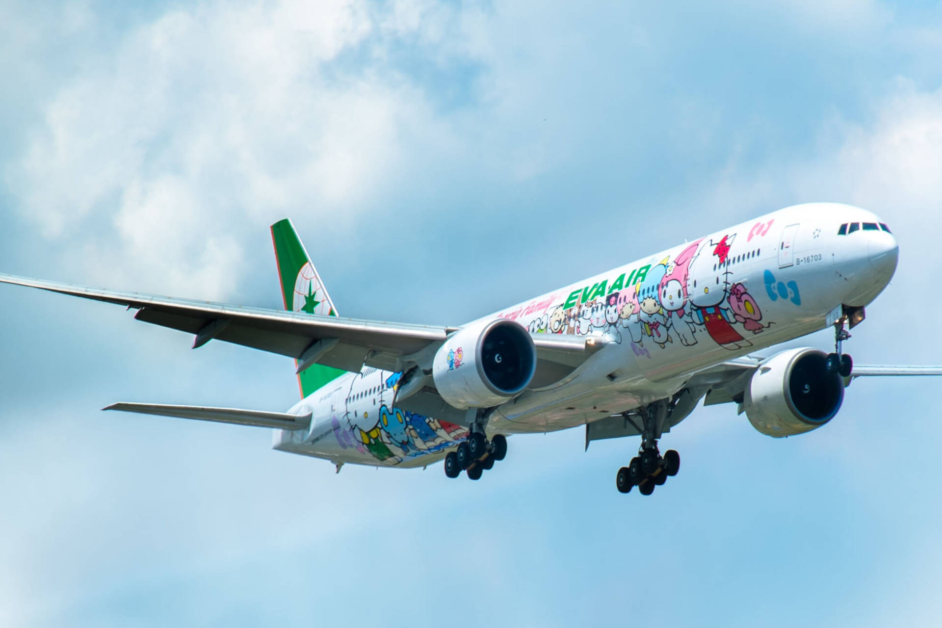 Front Low Angle Eva Air Background