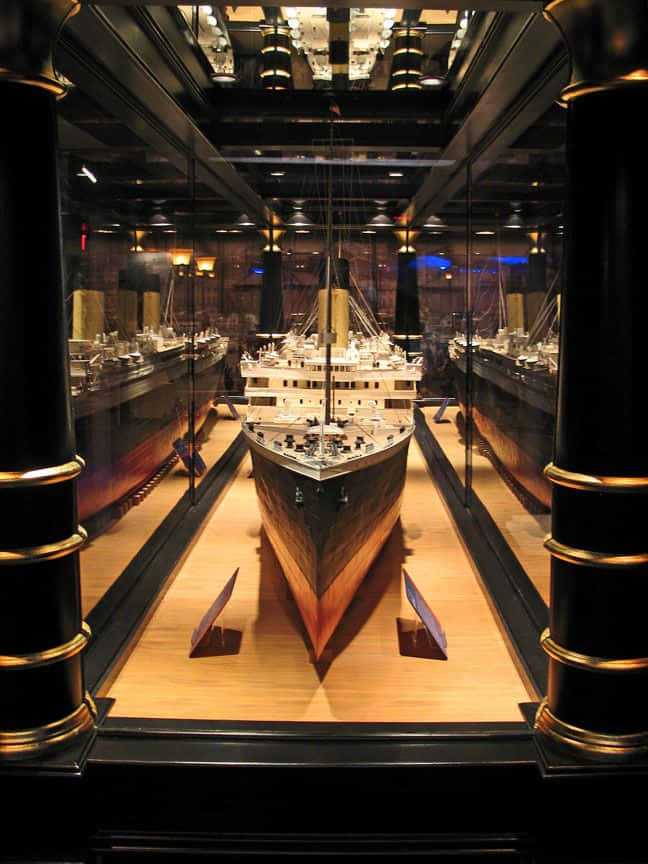 Front Photo Of Model Rms Titanic Museum