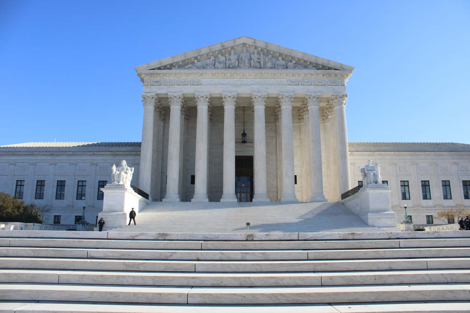 Front Steps Of The Supreme Court Building