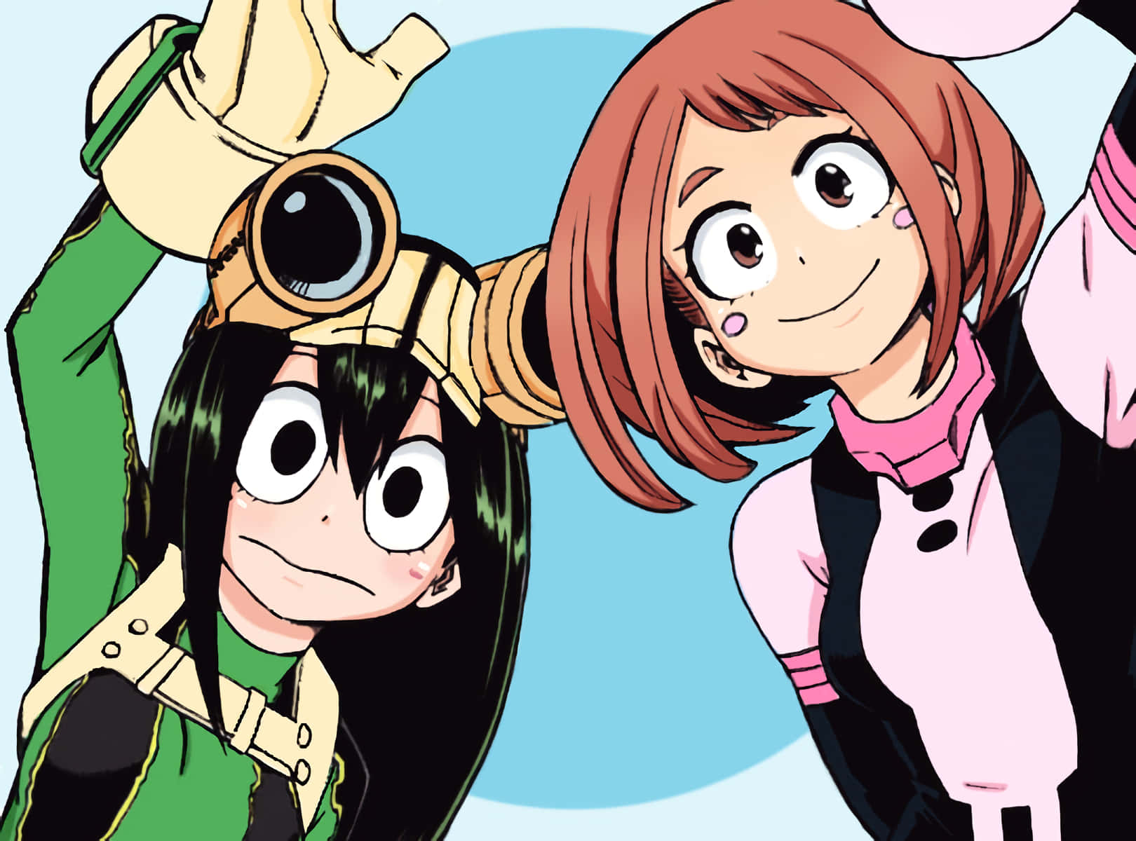 Froppy And Uraraka Aesthetic Background