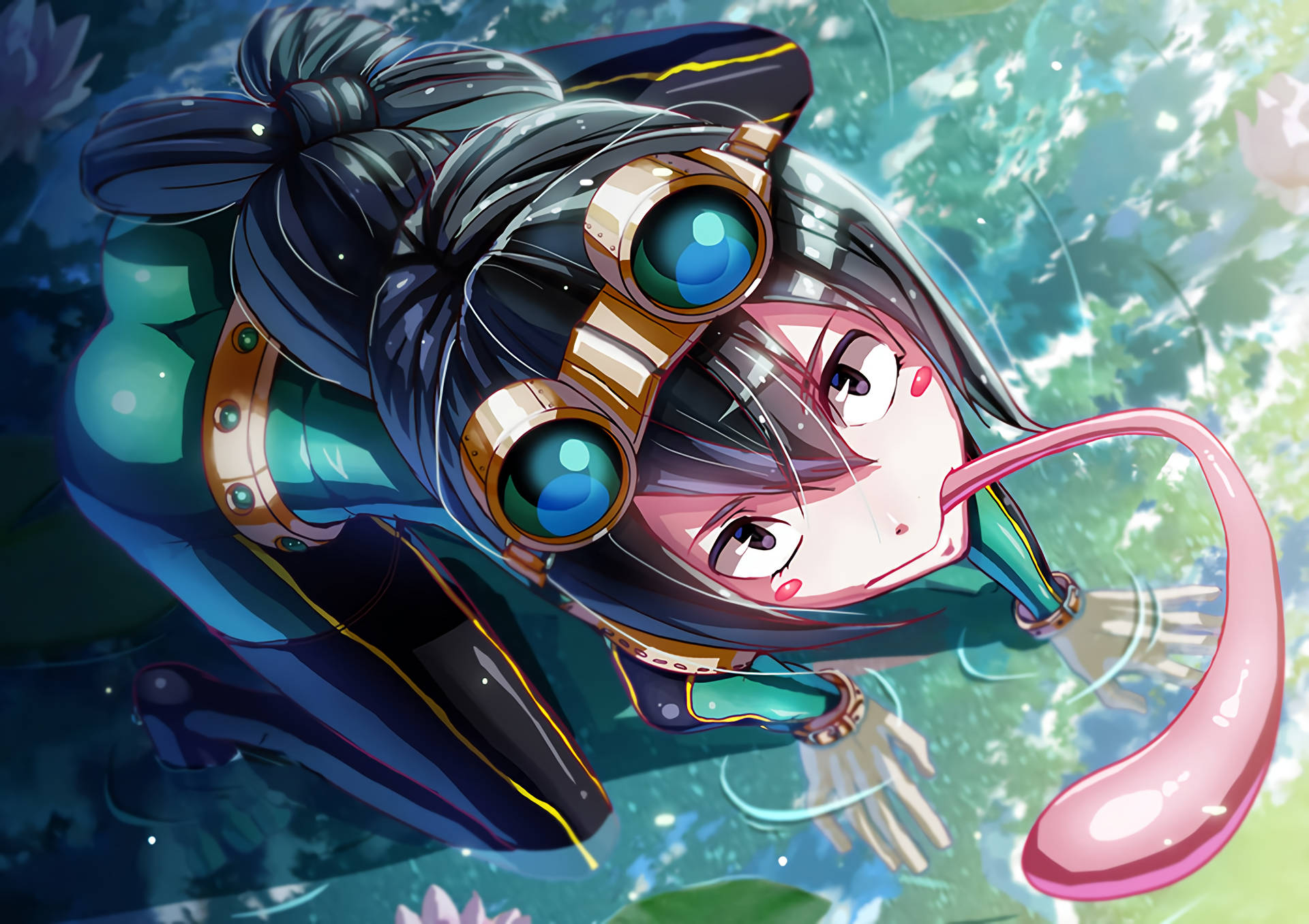 Froppy Frog Tongue Background