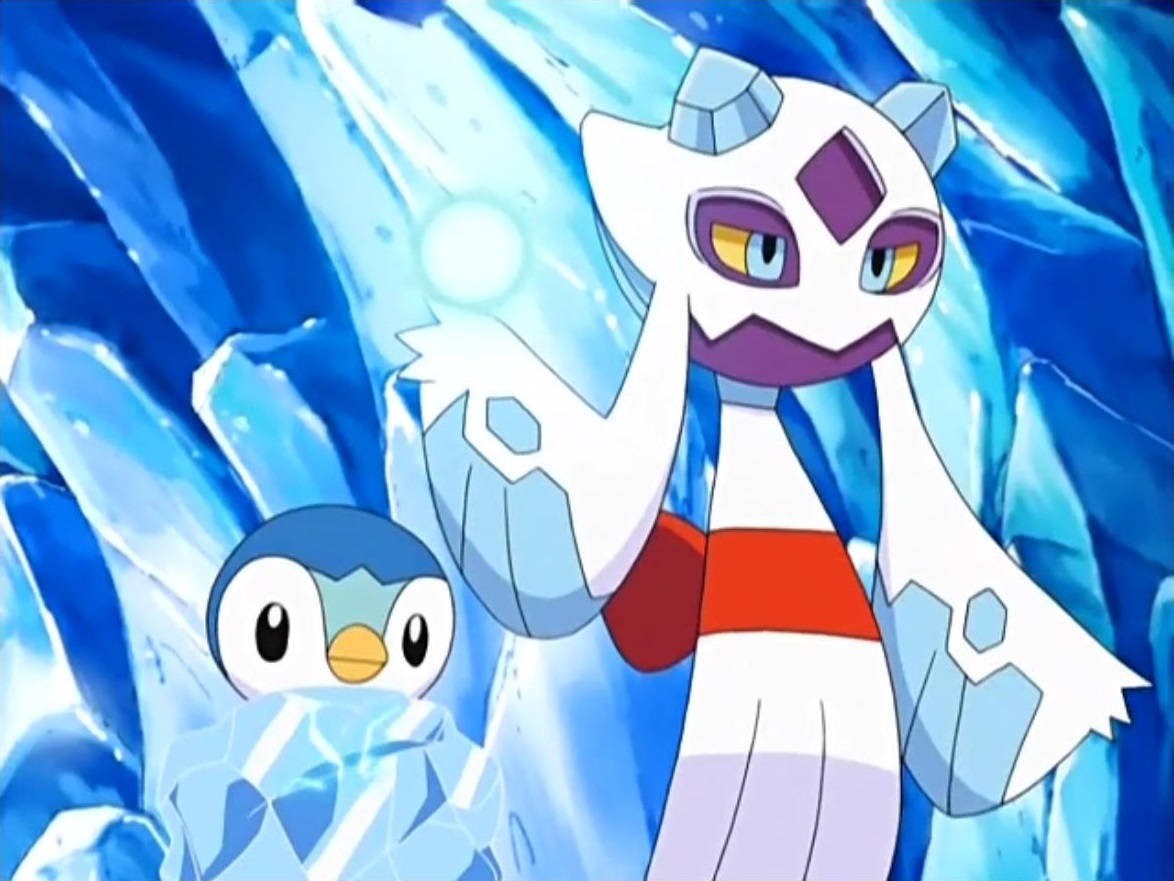 Froslass And Piplup Background