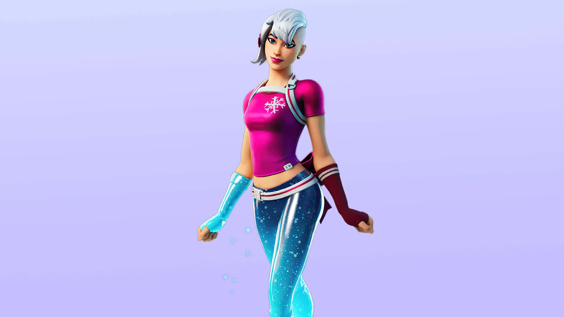 Frosted Flurry Fortnite Manic Skin Background