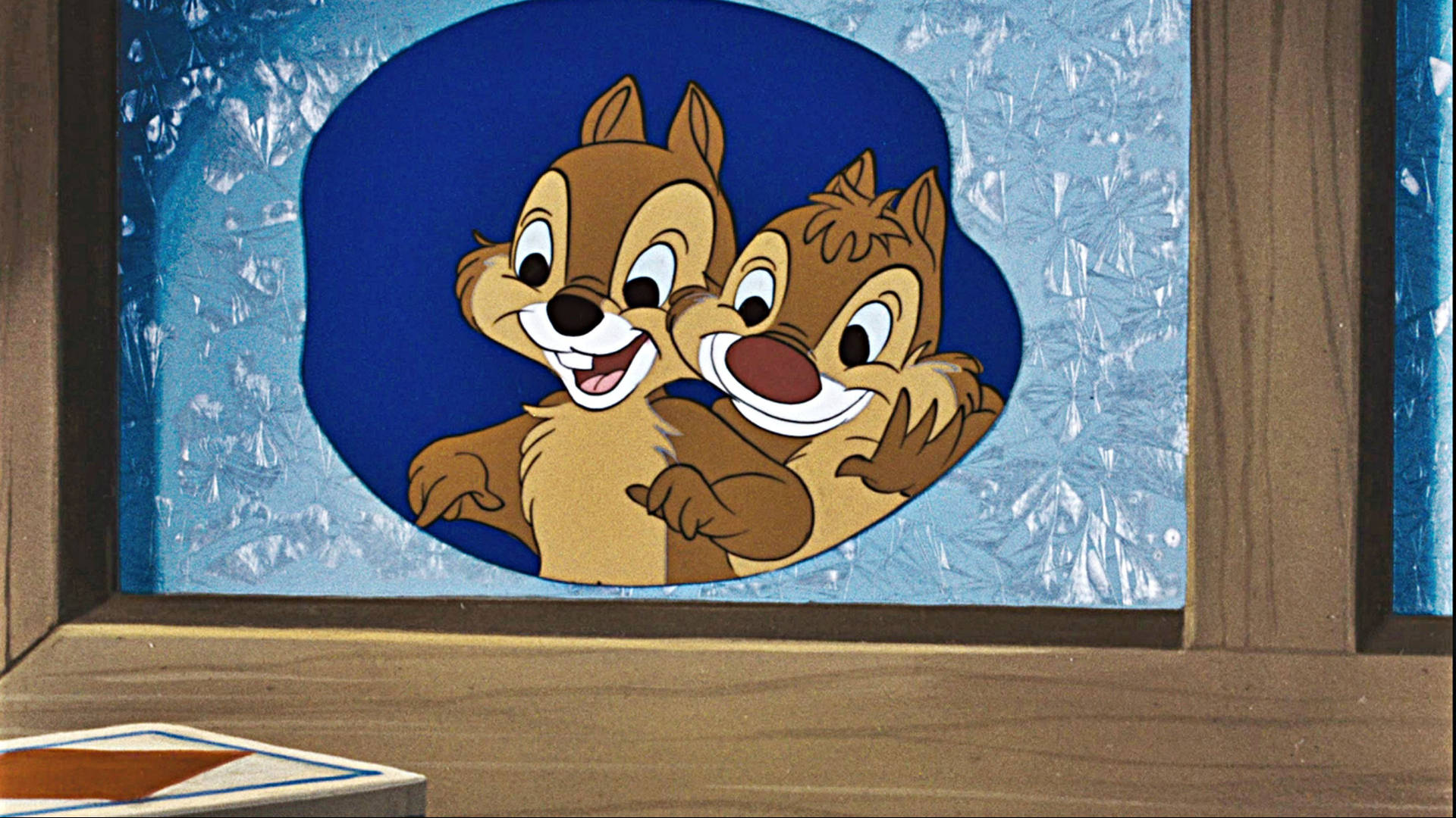 Frosted Window Onlookers Chip N Dale Rescue Rangers