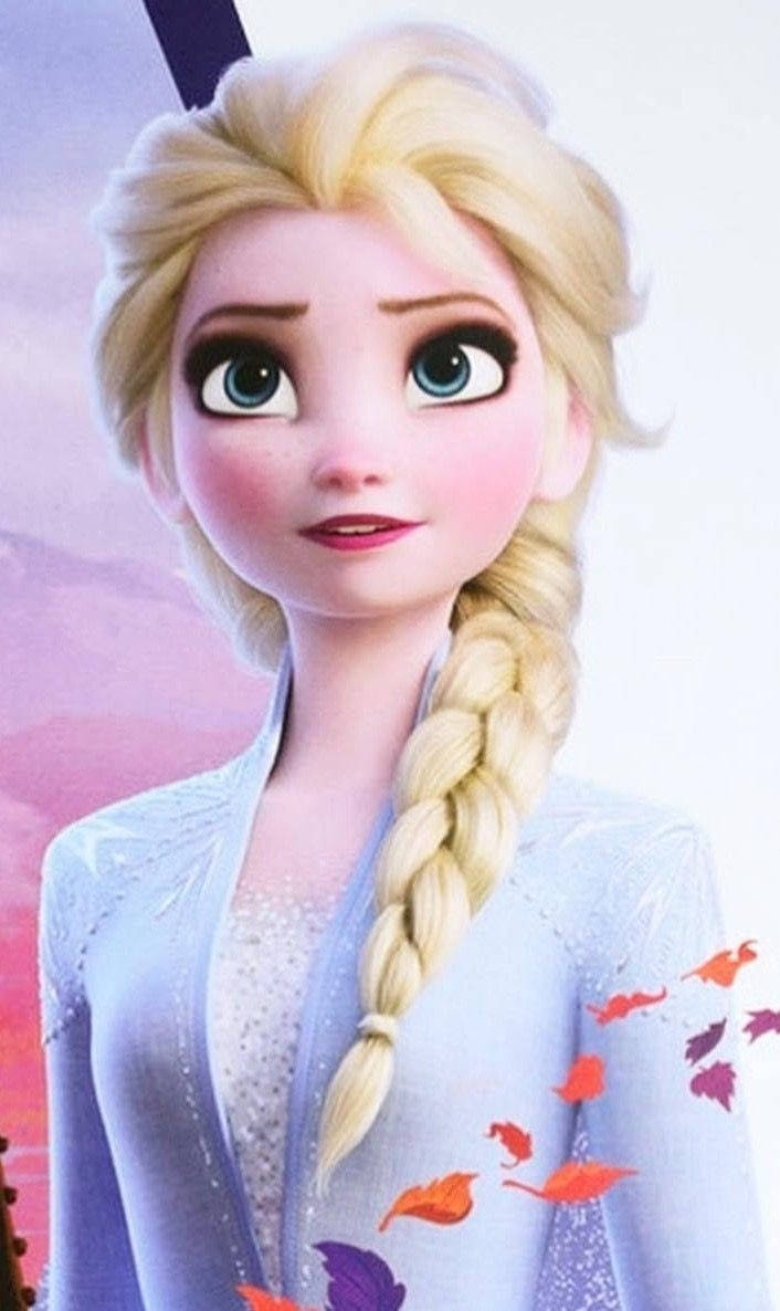 Frozen 2 Elsa In Braided Hairstyle