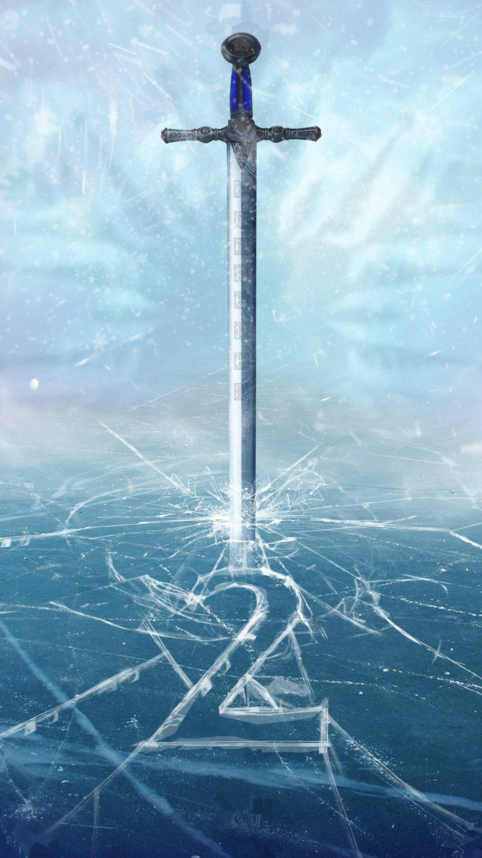 Frozen 2 Sword Mobile Poster Background