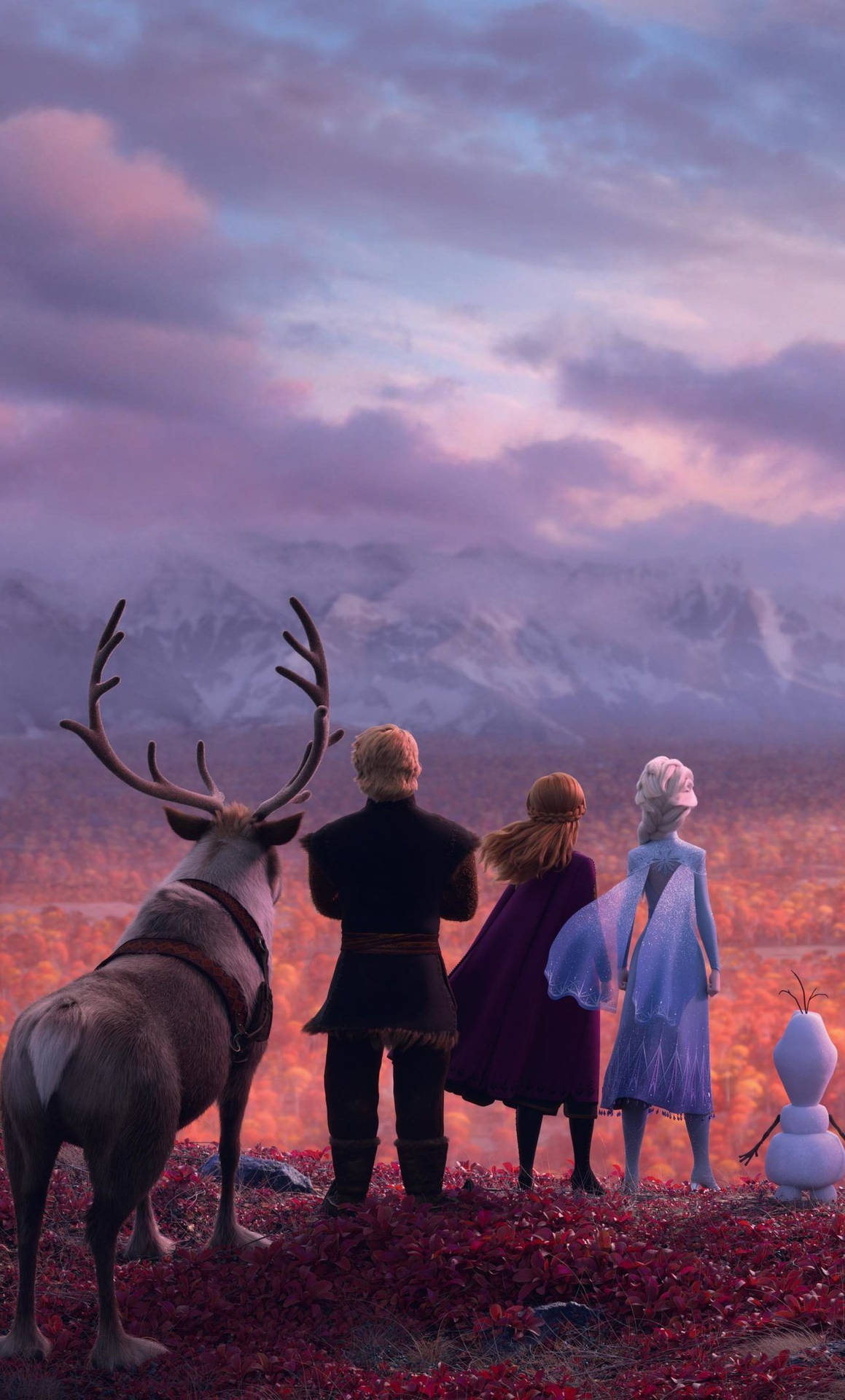 Frozen 2 The Enchanted Forest Background