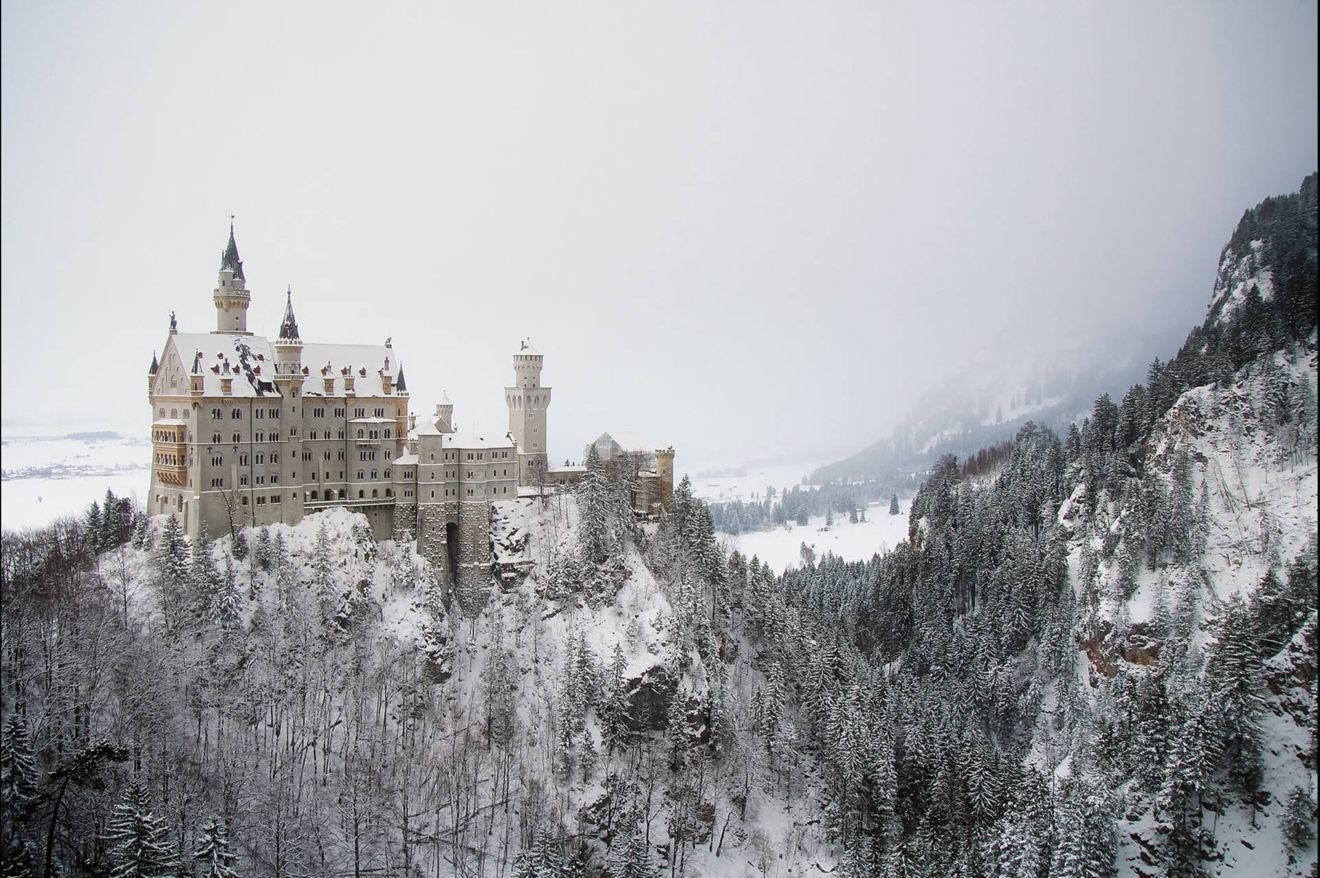Frozen Castle In Germany