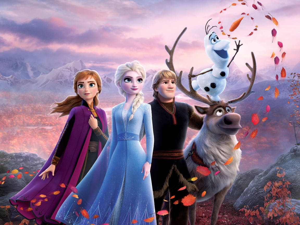 Frozen Characters Pixel Disney Laptop