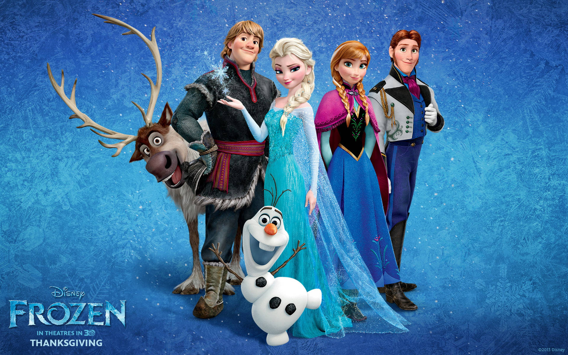 Frozen Elsa Movie Poster Background