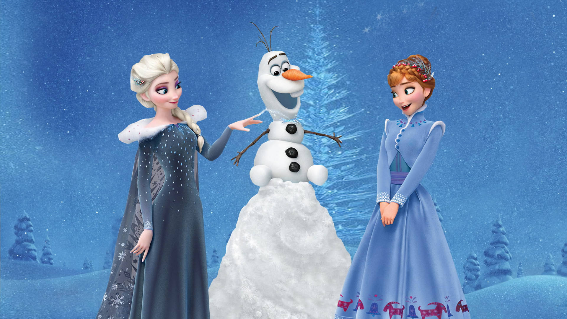 Frozen Elsa Olaf Adventure Background