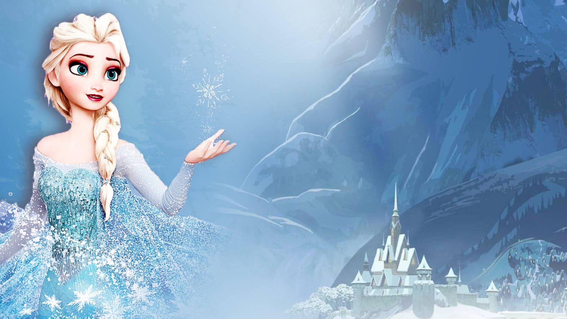 Frozen Elsa Smoky Design Background