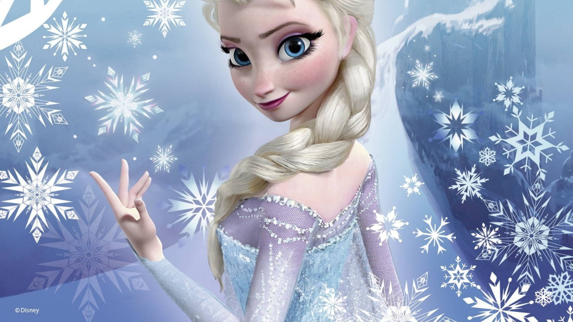 Frozen Elsa Solo Posing Background