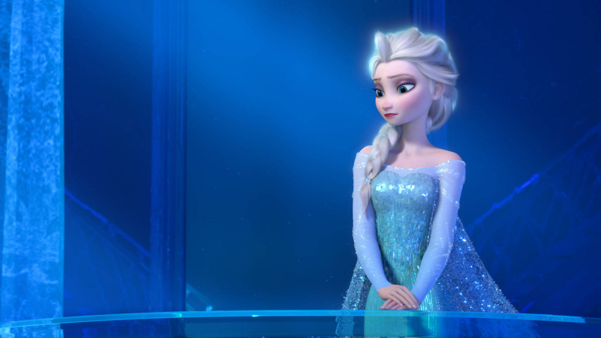 Frozen Elsa Worried Background