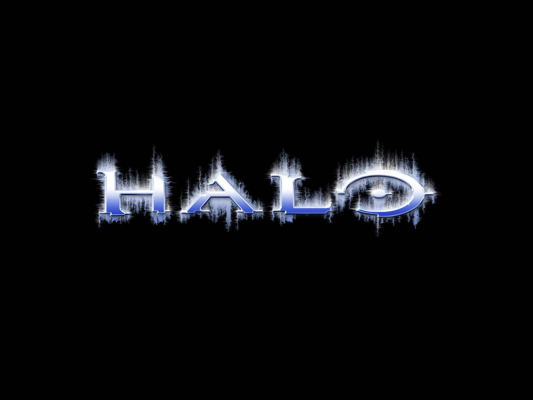 Frozen Halo Logo Background