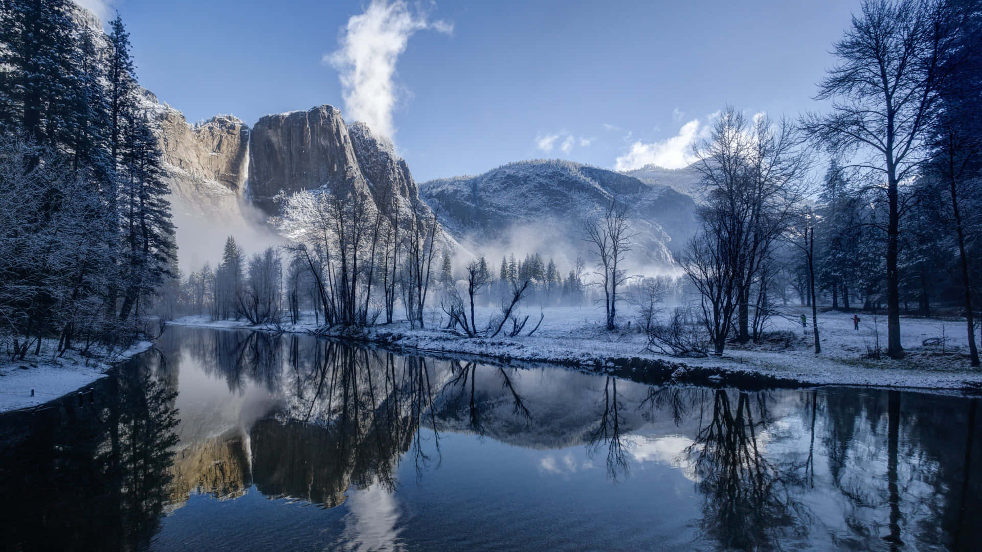 Frozen Lake 4k Ultra Hd Landscape Background