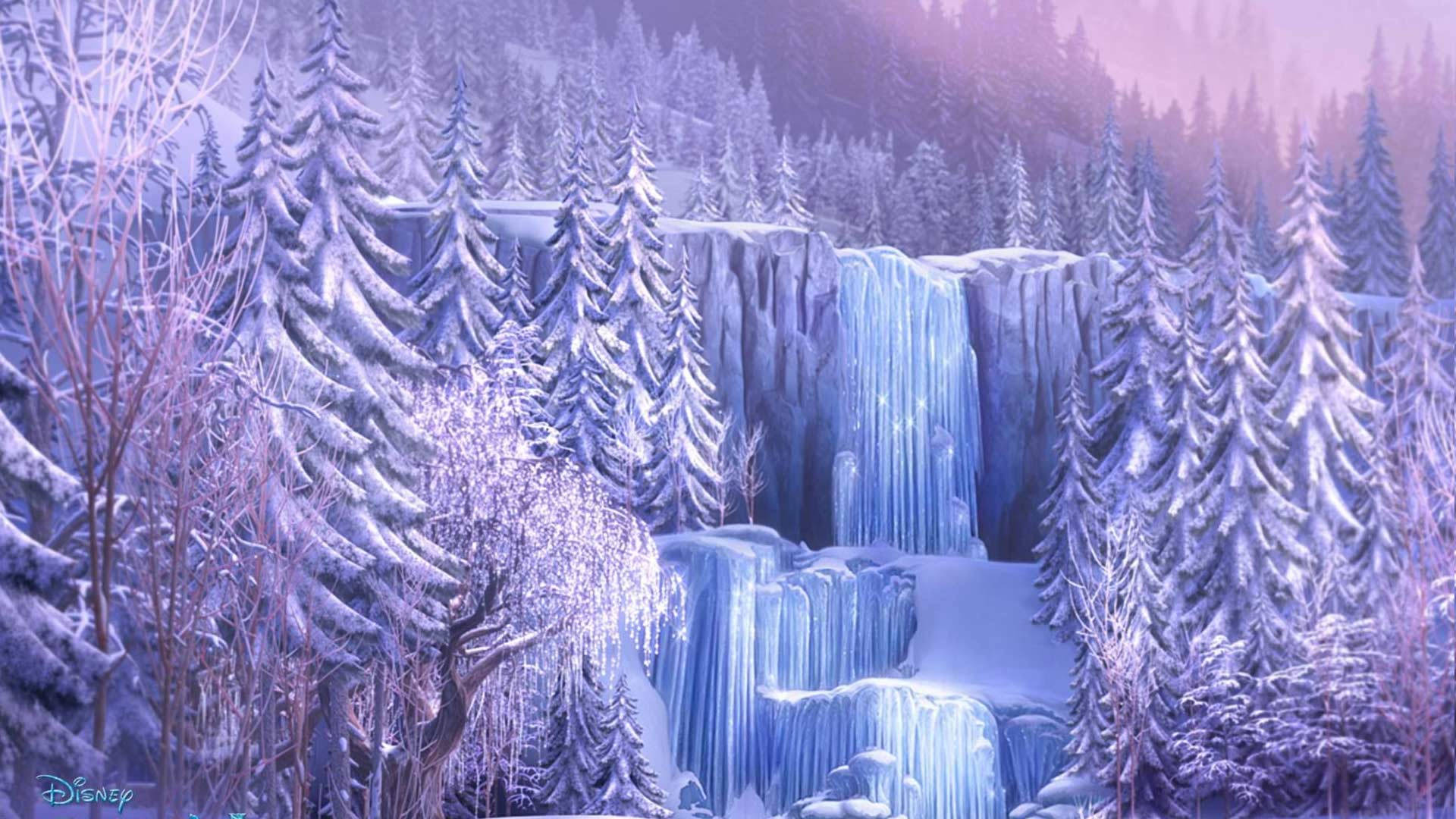 Frozen Zoom Background Background