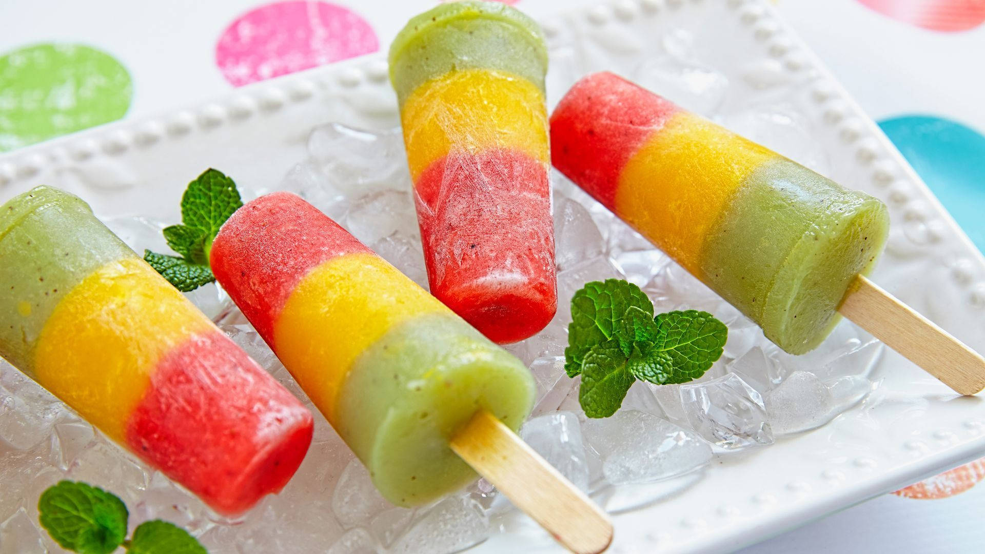 Fruit Ice Popsicle Dessert