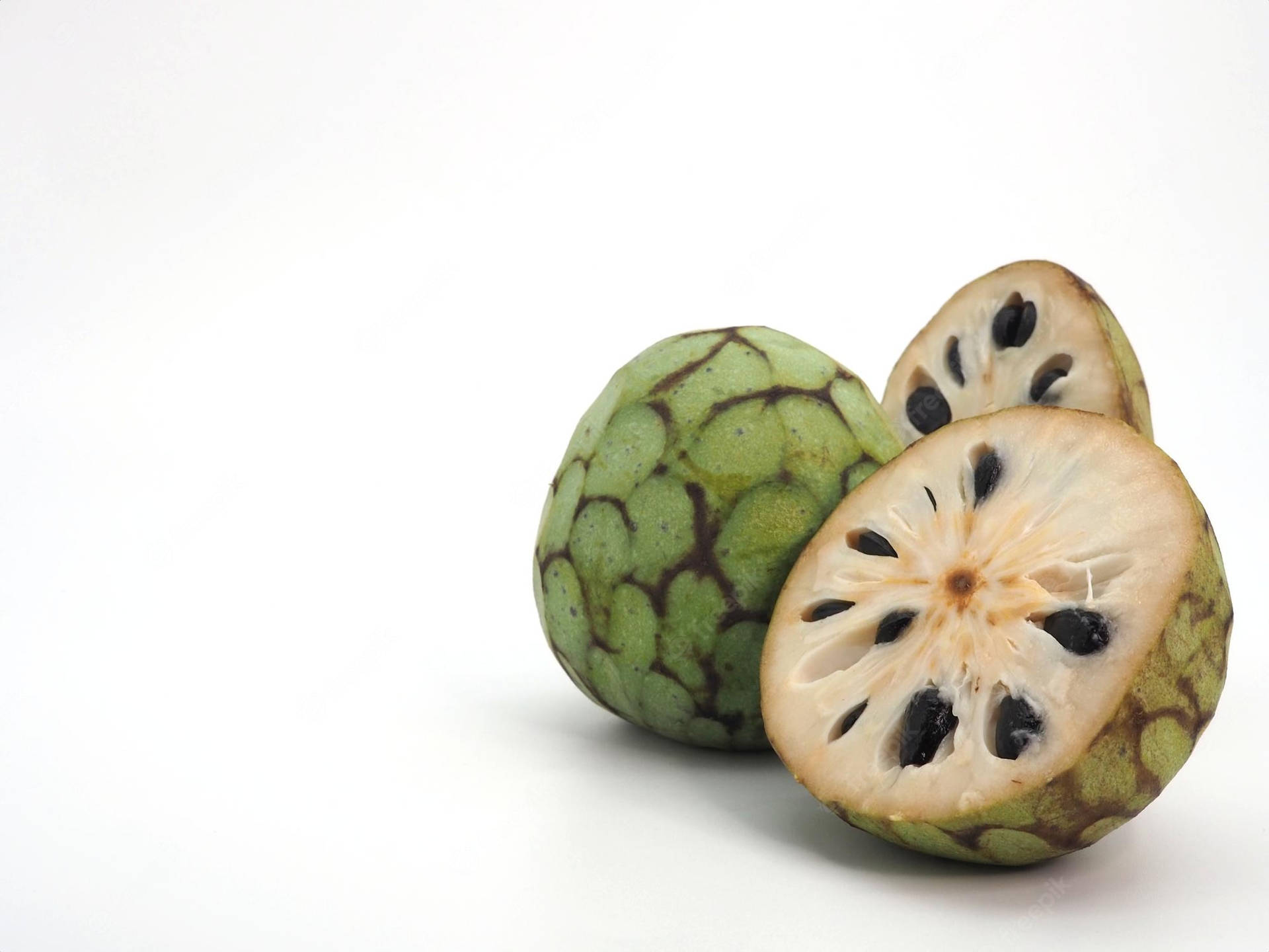 Fruit Native Cherimoya South America Background