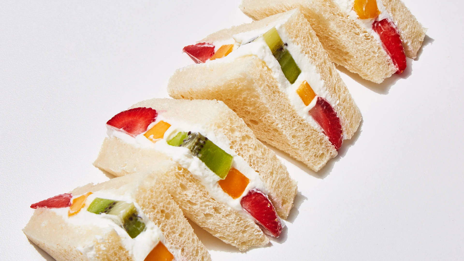 Fruit Sandwiches Background