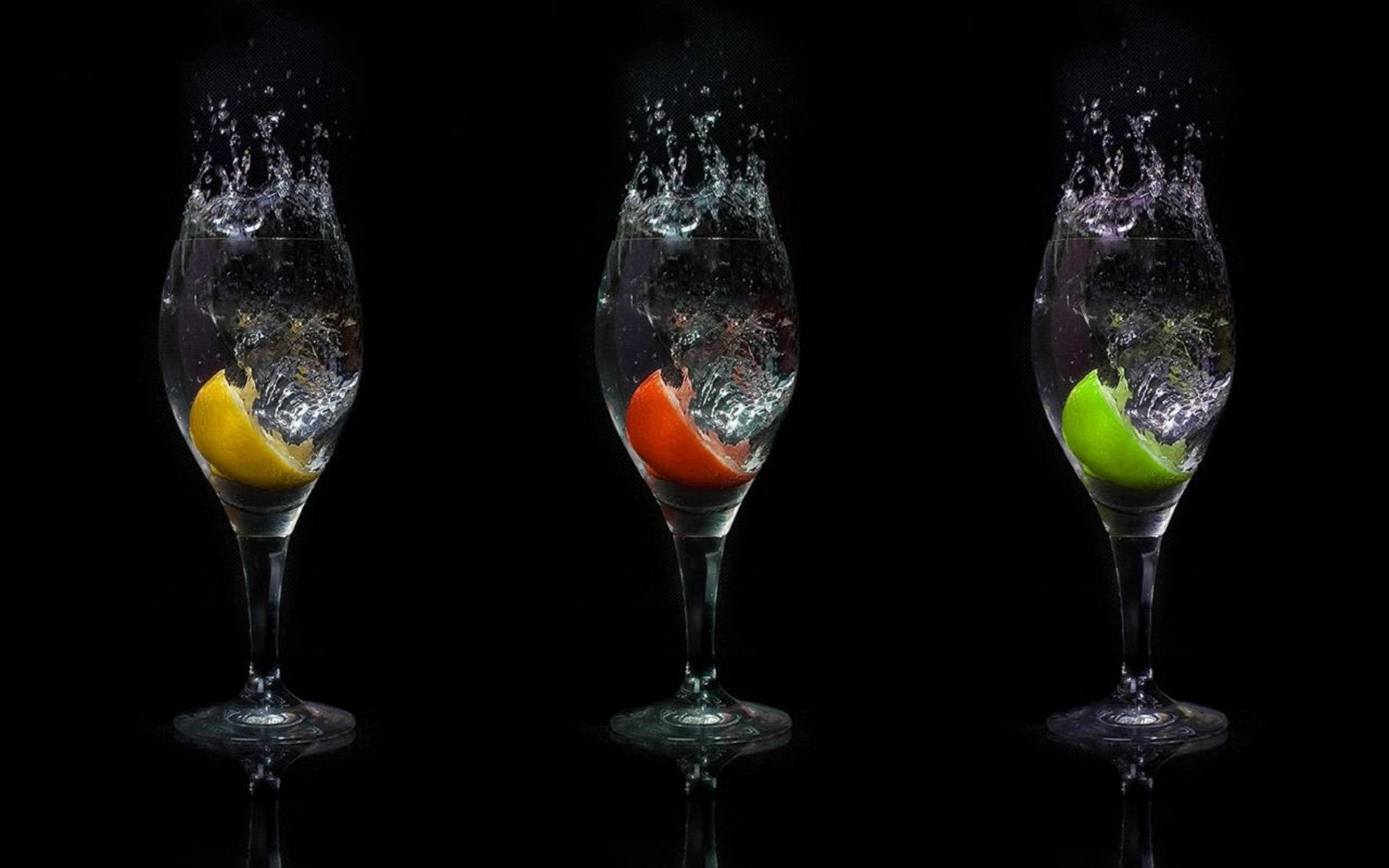 Fruits In Wine Drinks Background