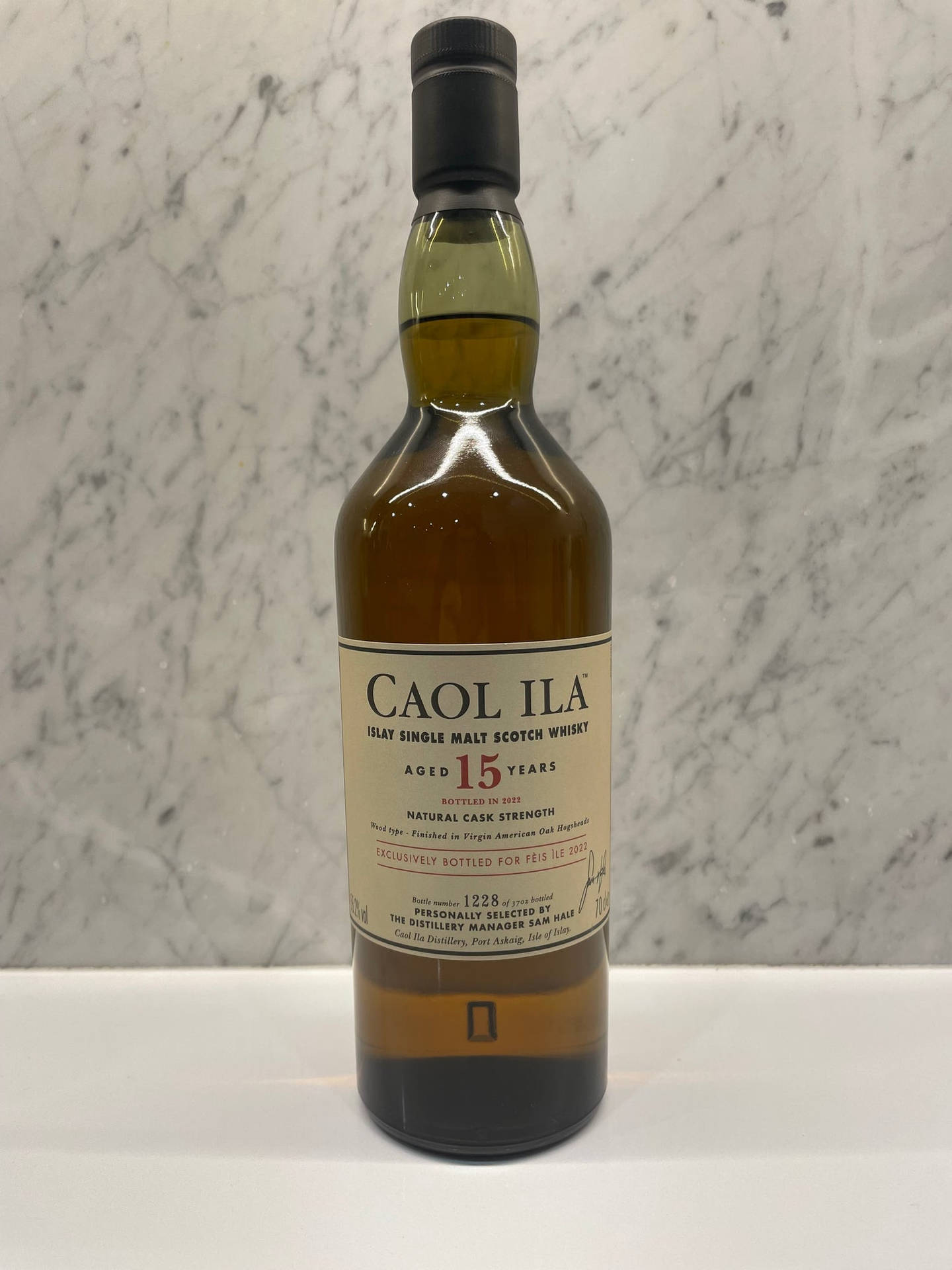 Fruity Aroma Caol Ila Whiskey Background