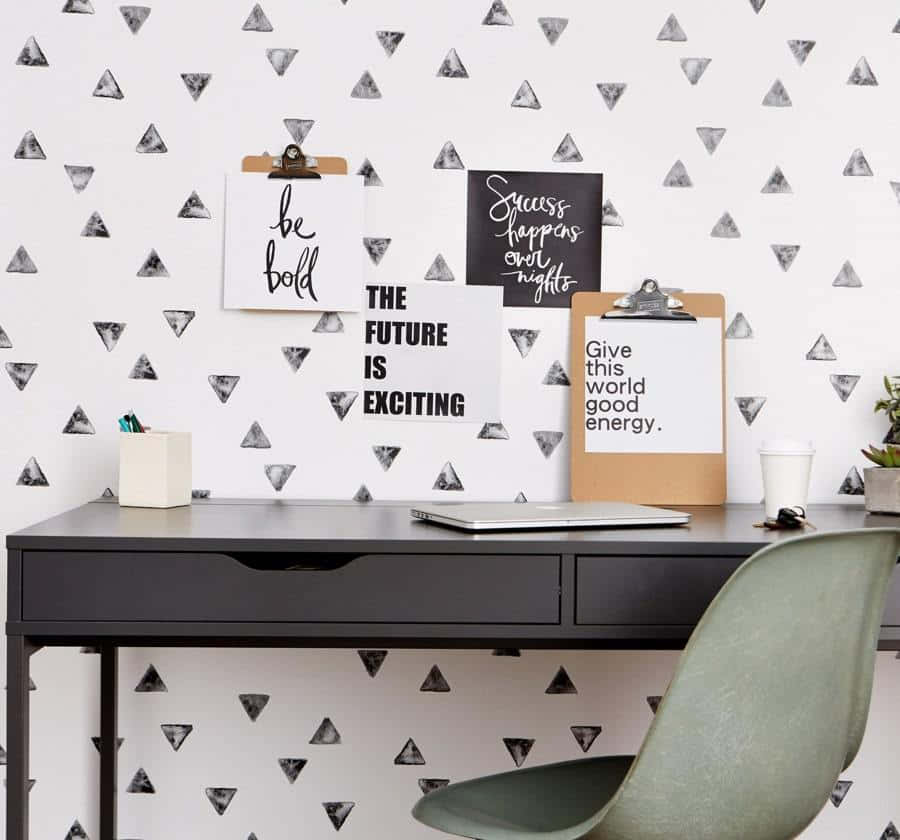 Fsc Certified Sustainable Paper Featuring Triangle Design Background