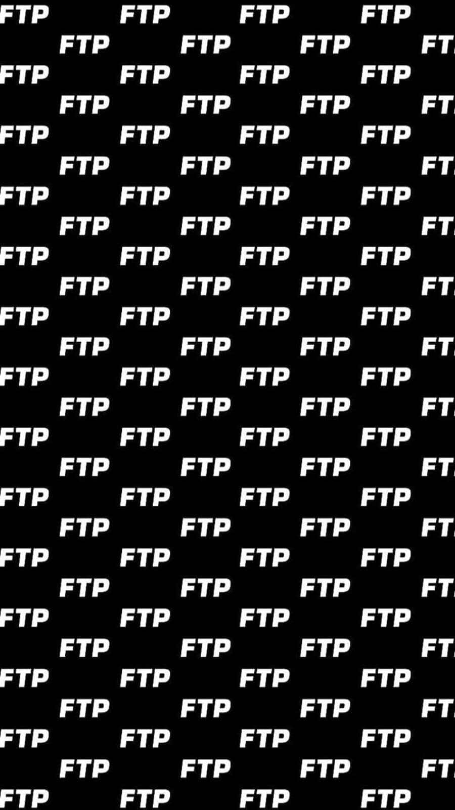 Ftp Abstract Concept With Futuristic Elements Background