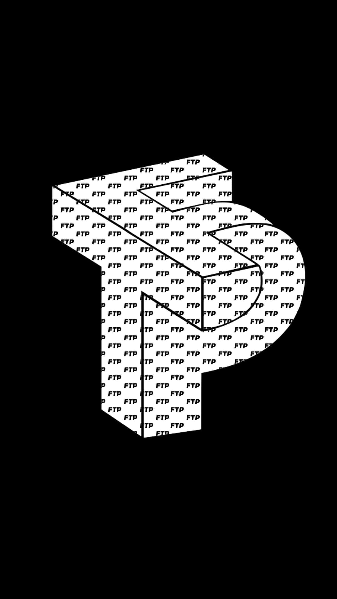 Ftp Network Connection On A Digital Platform Background