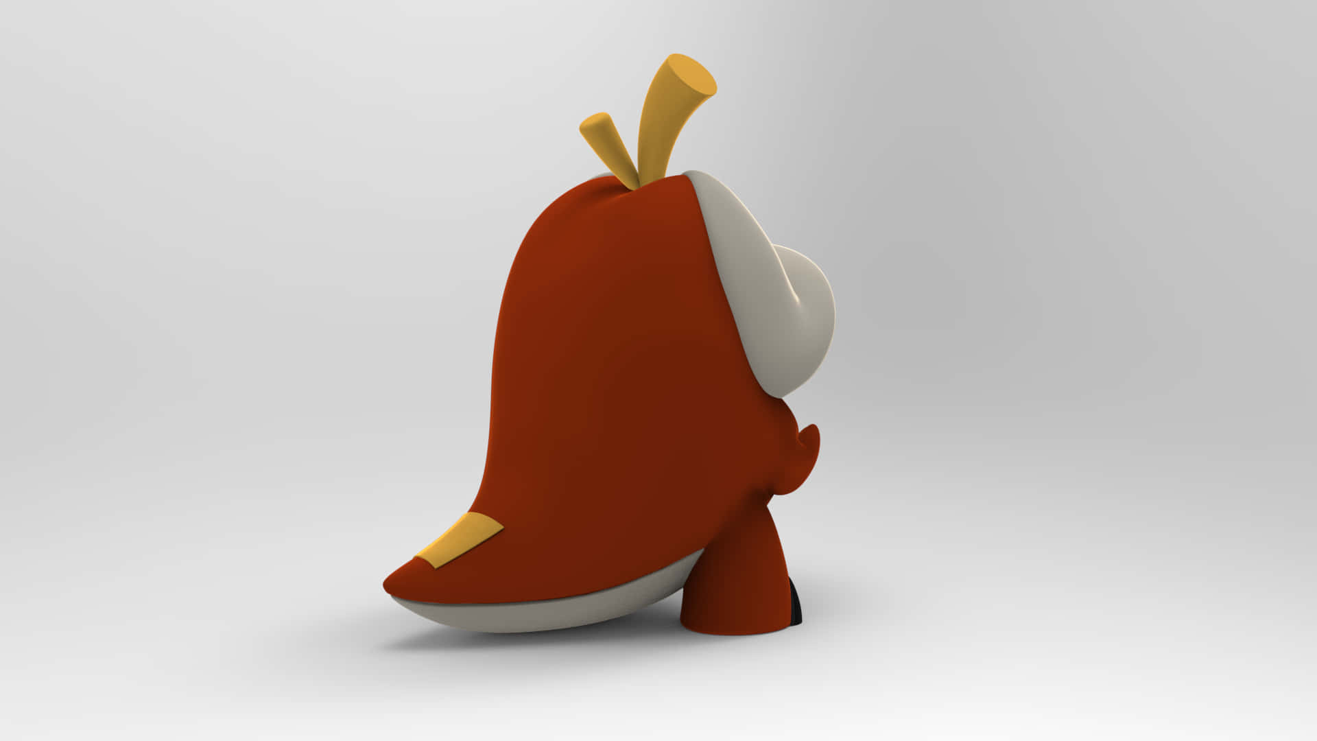 Fuecoco Pokemon From The Back Background