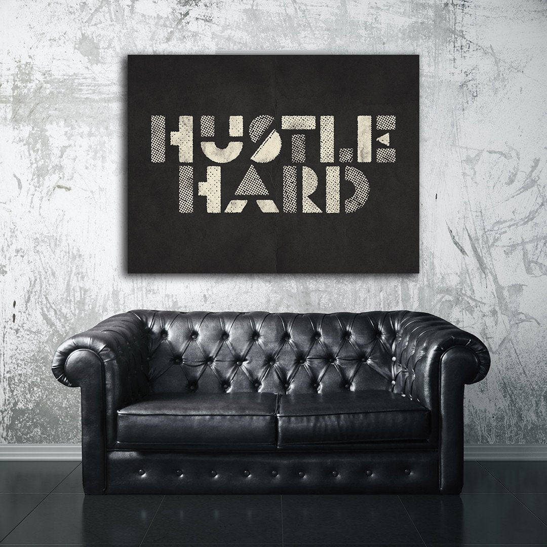 Fuel Your Grind – Hustle Hard Background