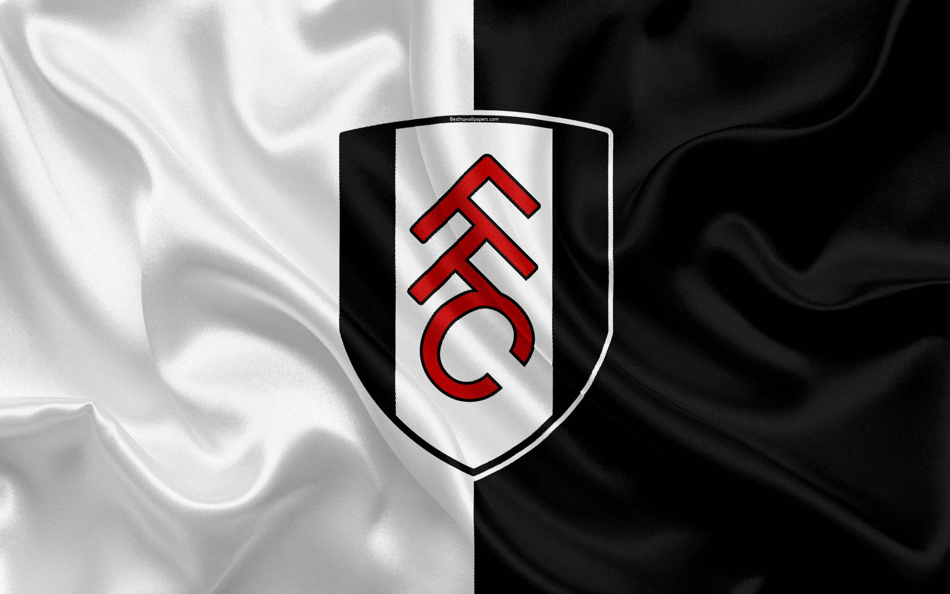 Fulham Fc Black White Cloth Background