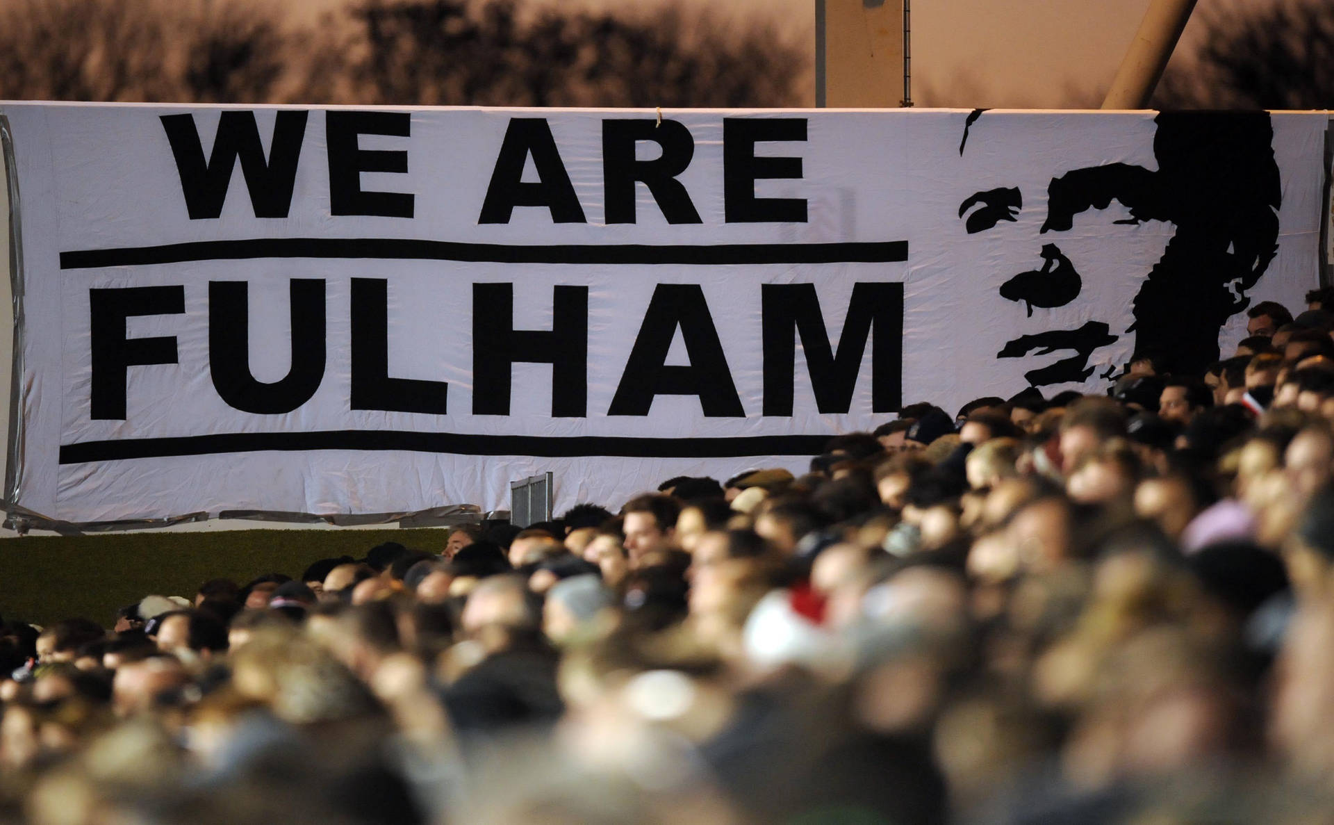 Fulham Fc We Are Banner Background