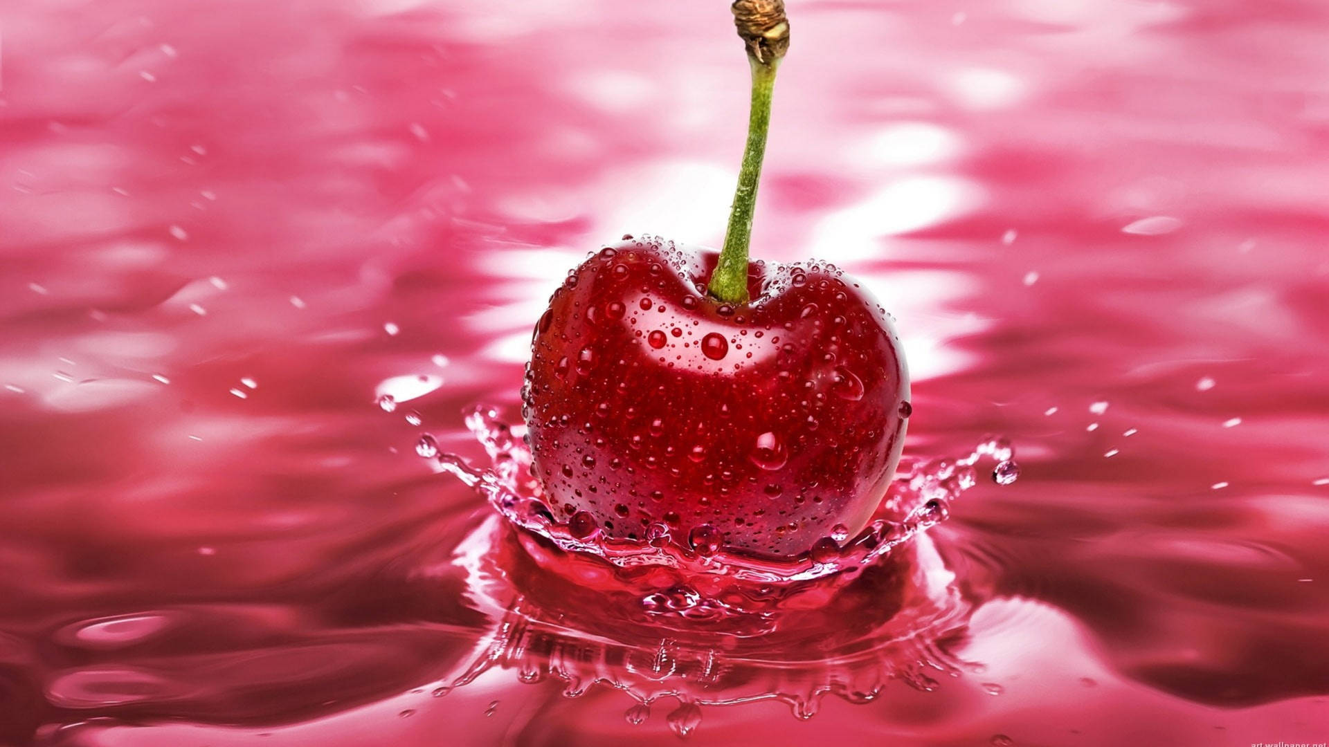 Full 4k Cherry Splash Background