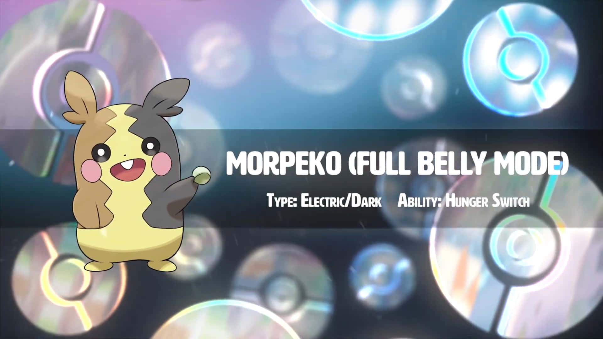 Full Belly Morpeko Background