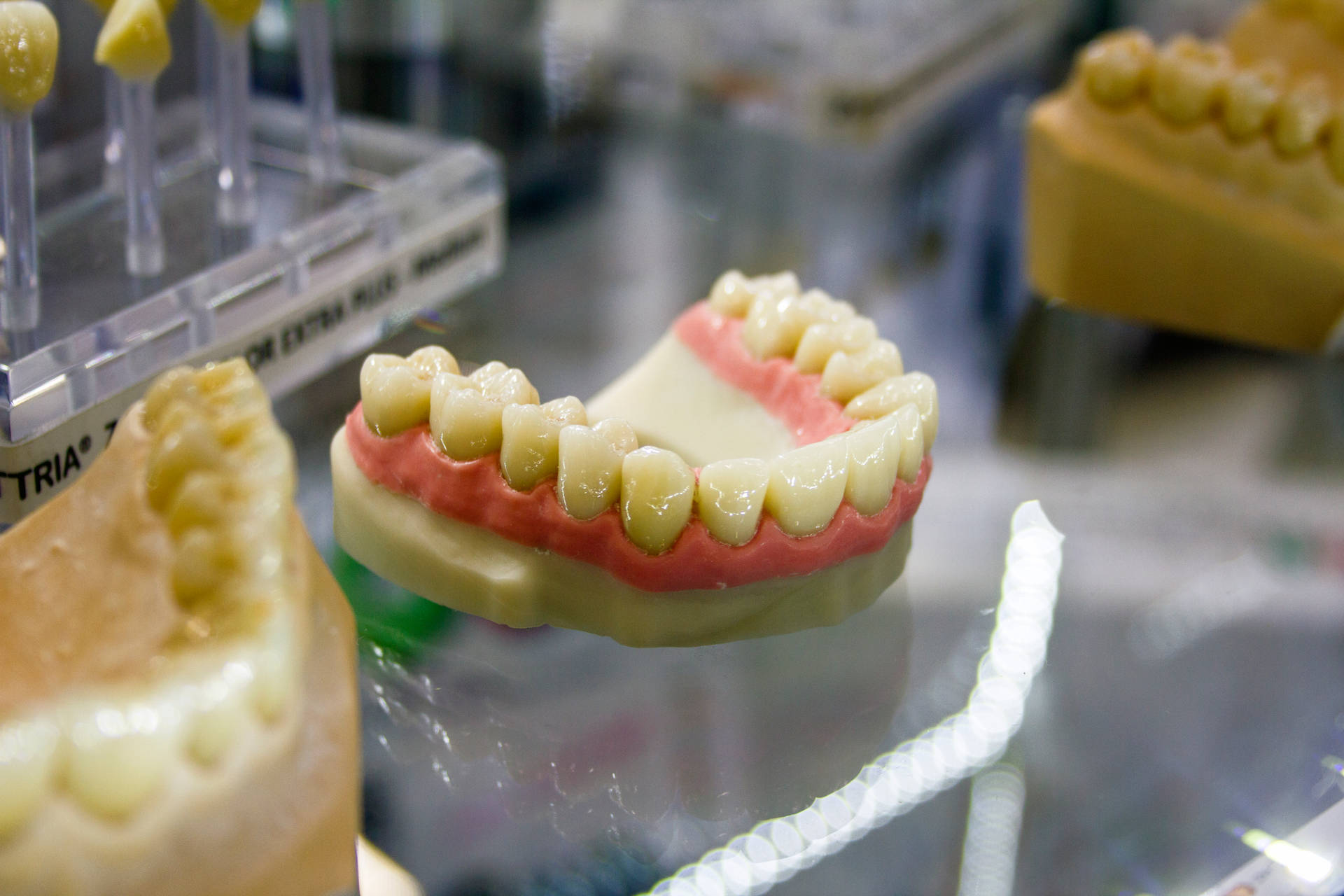 Full Bottom Dentures Dentistry Background