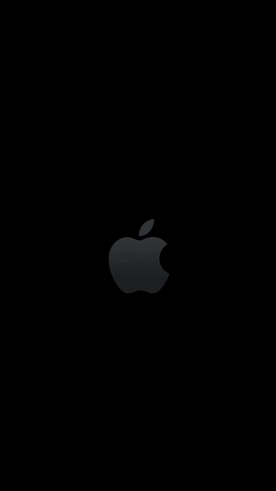 Full Hd Apple In Black Background