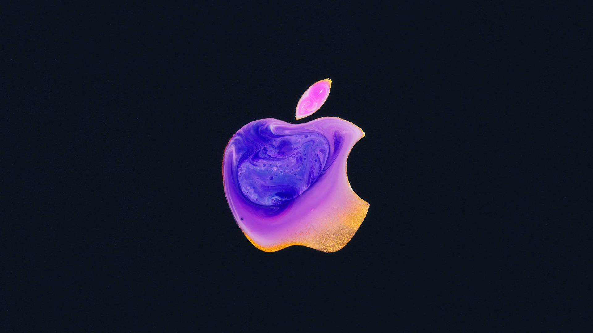 Full Hd Apple With Marble Design Background