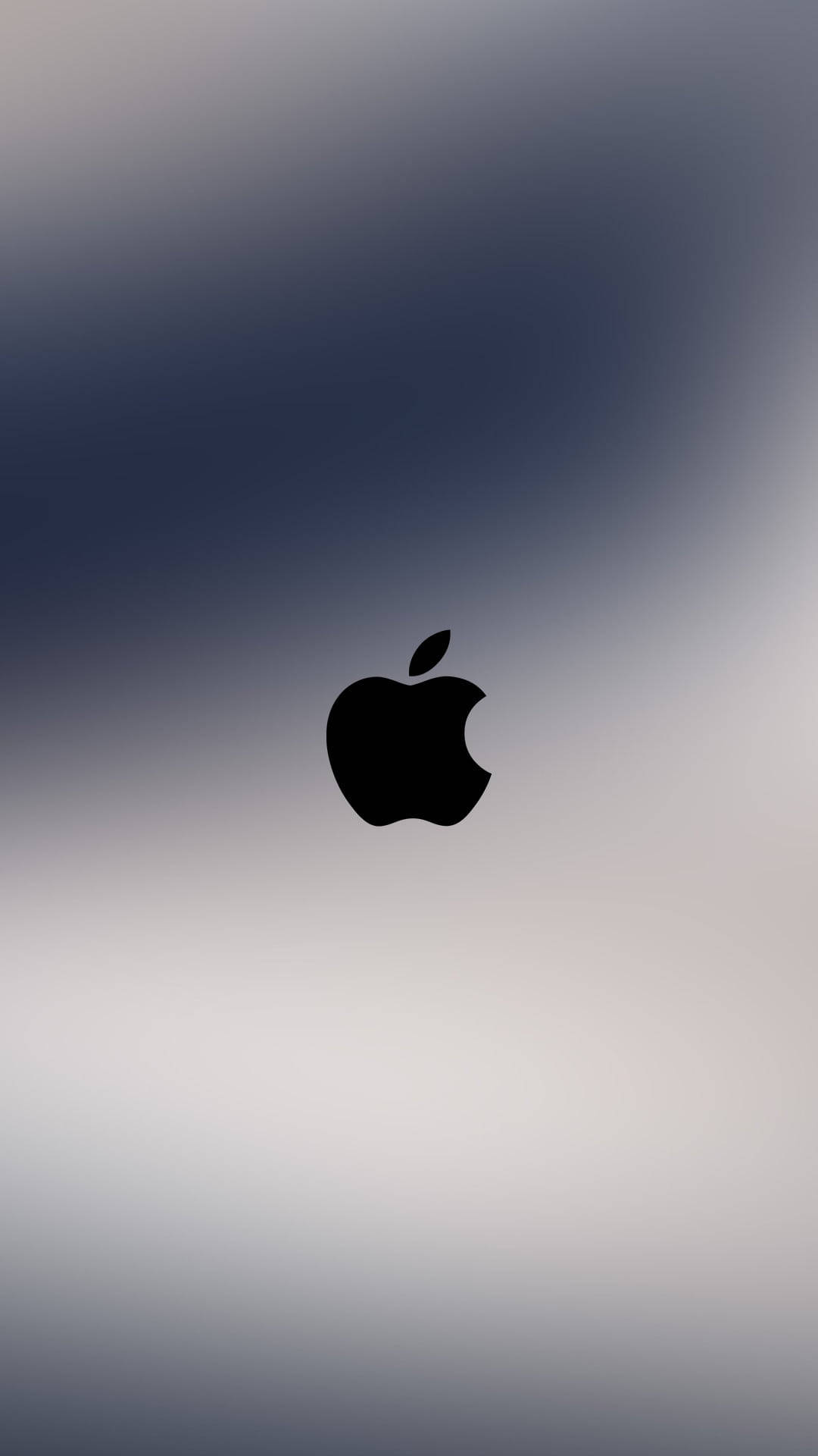 Full Hd Black Apple On Blur Background