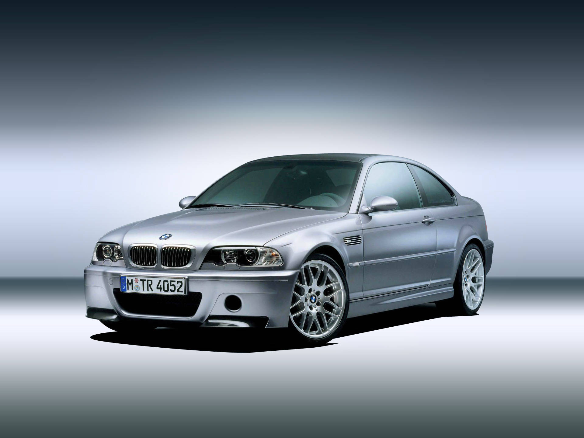 Full Hd Bmw 3 Series In Gray Background