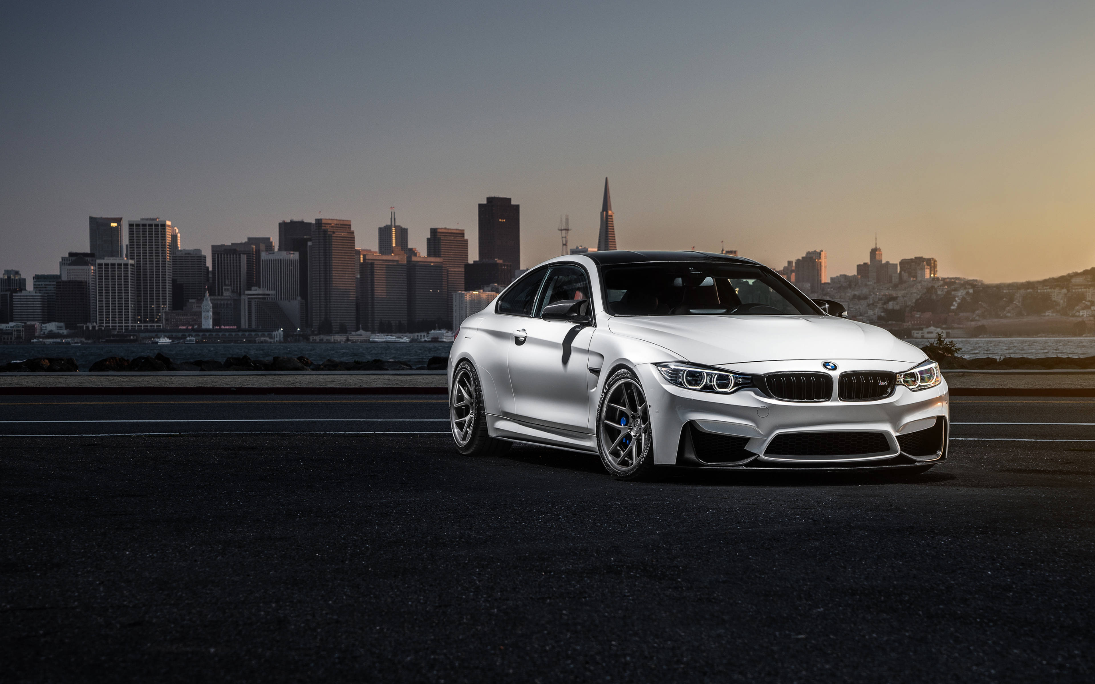 Full Hd Bmw White M4 Car Background