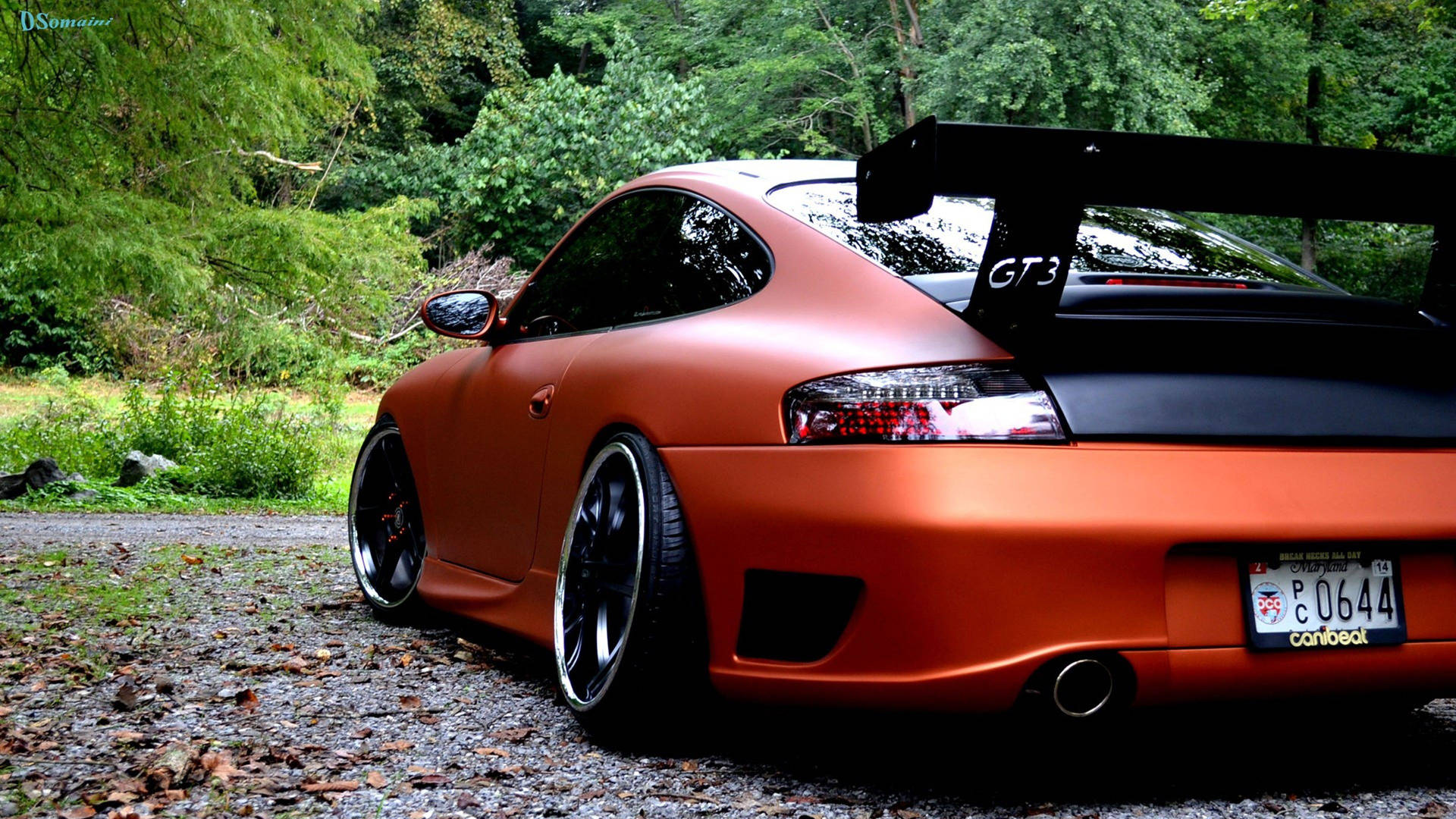 Full Hd Car Orange Porsche 911 Background