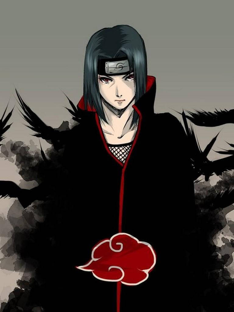 Full Hd Itachi Crow Feathers Android Background